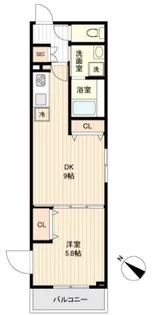 LA DOUCEUR下丸子【4階】の間取り