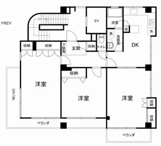 ホーメイレジデンス南馬込Ⅱ【7階】の間取り