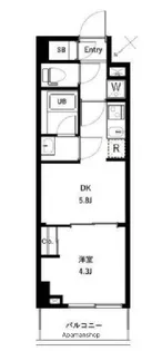 東京都大田区東六郷1丁目【マンション】の間取り