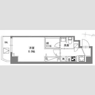 SーRESIDENCE東陽町FELIZ【8階】の間取り