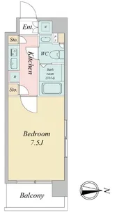 LASANTE木場公園【0901号室】の間取り