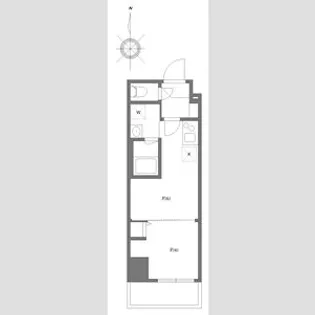 ハーモニーレジデンスグローバルキャピタル【5階】の間取り