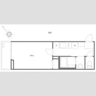 エッグストラート【3階】の間取り
