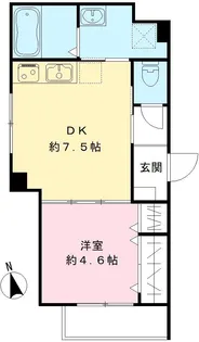 グランヴィラ【101号室号室】の間取り