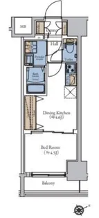エスティメゾン大森【4階】の間取り