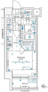 アプリーレ池上【2階】の間取り
