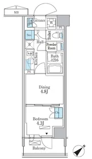 パークアクシス品川南大井パークフロント【6階】の間取り