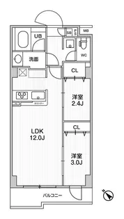 ドゥーエ曳舟【1階】の間取り