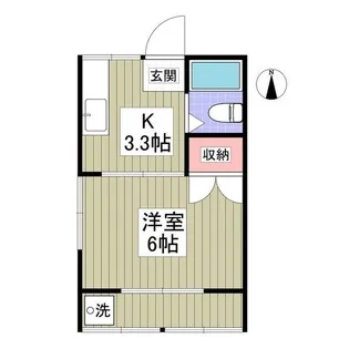 クリーンハイツ【2階】の間取り