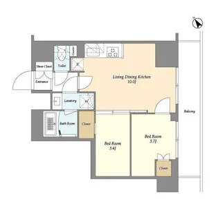 オーキッドレジデンス西大井【2階】の間取り