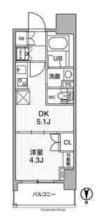 NIDO KAMATA【13階】の間取り