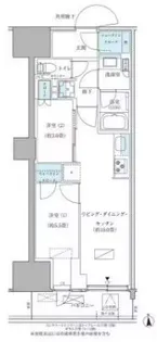 パークアクシス品川天王洲アイル【6階】の間取り