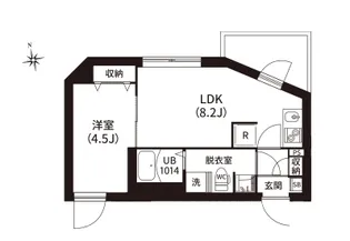 レピュア南大井レジデンス【3階】の間取り