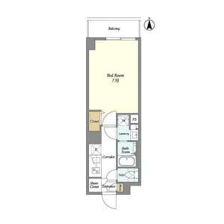 ラ・メゾン川崎六番館【7階】の間取り