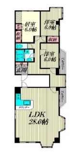 クレドール【4階】の間取り