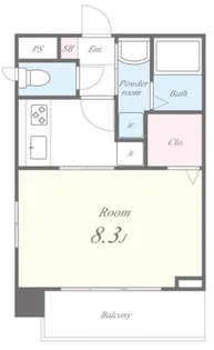 ナチュラルハウス【4階】の間取り