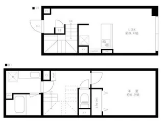 LEGALAND大井町【1階】の間取り