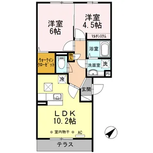 KLAUSE N【1階】の間取り