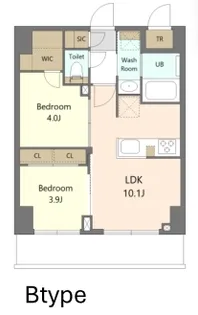 SーRESIDENCE浅草CLARITY【11階】の間取り