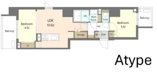 S-RESIDENCE浅草diverse【6階】の間取り