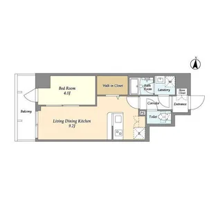 グランエール森下WEST【4階】の間取り