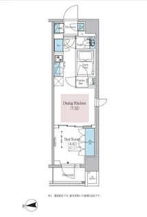 アーバネックス新御徒町駅前【6階】の間取り