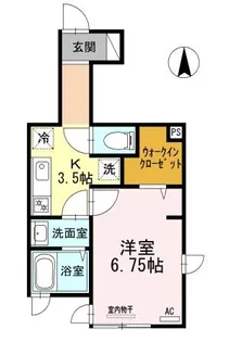 ルーチェ大森【1階】の間取り