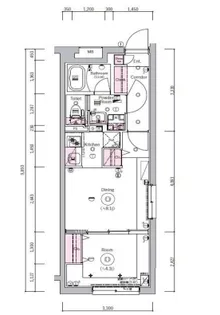 SYNEX NISHI−OI【3階】の間取り
