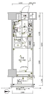 メインステージ南砂町Ⅱ【208号室号室】の間取り