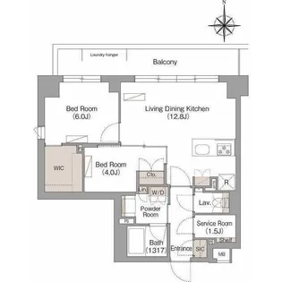 ヴェール・クレール武蔵小杉【3階】の間取り