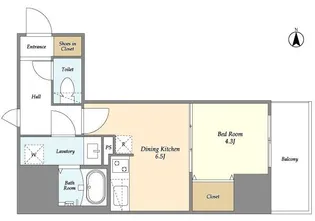 CREATIF上野入谷【10階】の間取り