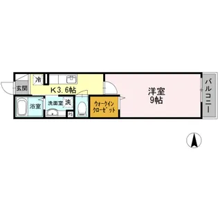 アクアベル【3階】の間取り