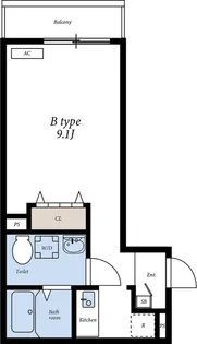 M-1 Tokyo 羽田【おとり物件なし】#学生・社会人にオススメ!初【3階】の間取り