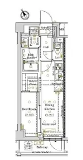ARKMARK東大井【3階】の間取り