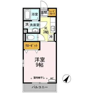 セジュールコート【2階】の間取り