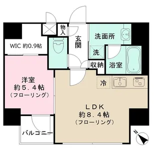 ペオニア月島【3階】の間取り