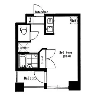 シンシア銀座イースト【7階】の間取り