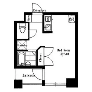 シンシア銀座EAST【10階】の間取り