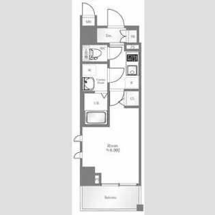 ガリシア武蔵小山【5階】の間取り