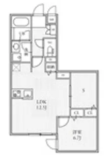 THE PALMS大島【1階】の間取り