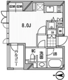 アーデン木場【7階】の間取り