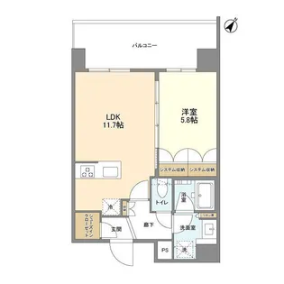 ブランシエスタ浅草千束【12階】の間取り