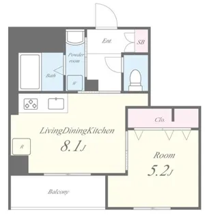 TSレジデンス東陽町【2階】の間取り