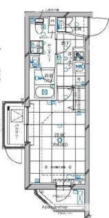 レガリス蒲田【1階】の間取り