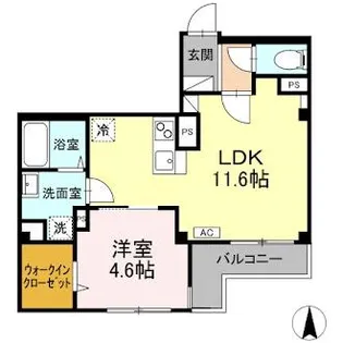 SKEY RESIDENCE井田中ノ町【5階】の間取り