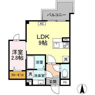 SKEY RESIDENCE井田中ノ町【5階】の間取り