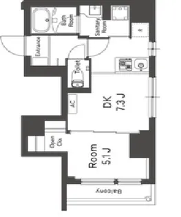 Belleviage Kuramae【3階】の間取り