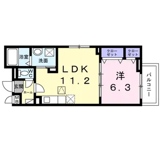エルグ3【1階】の間取り
