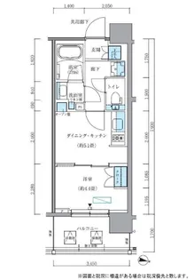 パークアクシス新大橋【8階】の間取り