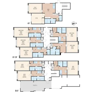 (仮称)ラシクラス西大井【302号室】の間取り